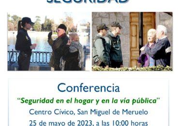 Conferencia "Seguridad en el hogar y en la vía pública"