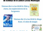 Septiembre viene cargado de eventos en el Centro Cívico