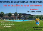 Apertura de las piscinas municipales