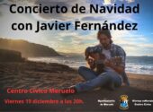Concierto de Navidad de Javier Fernández en el Centro Cívico