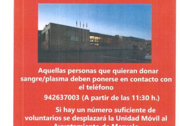 Donaciones de sangre en Meruelo