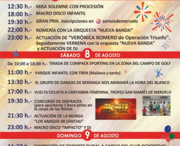 Fiestas de San Mamés de Meruelo 2026