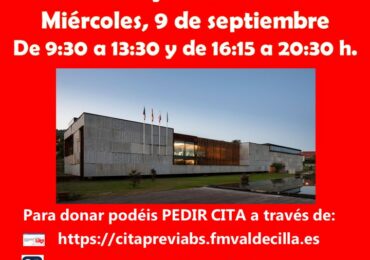 Meruelo acogerá una nueva jornada de donación de sangre.